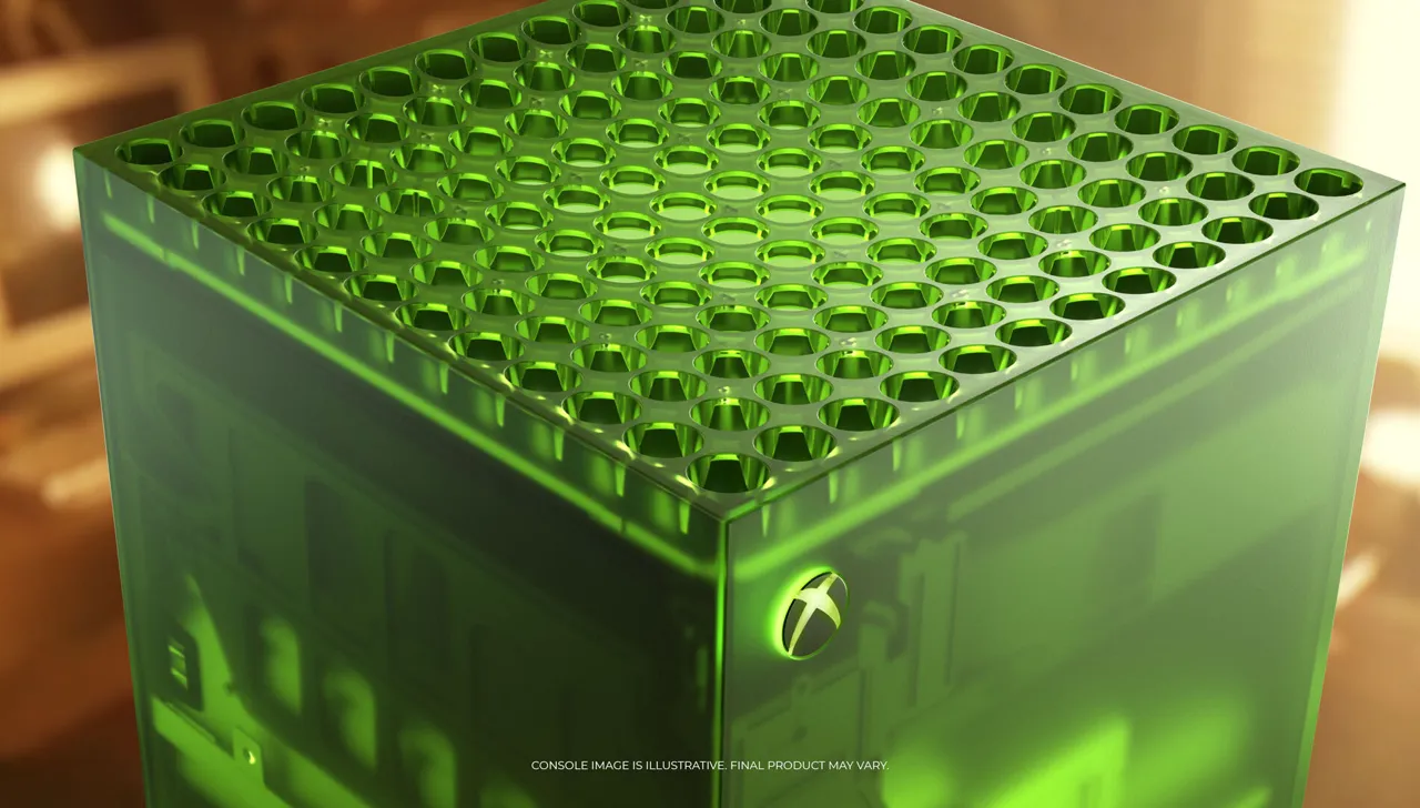 Translucent green Xbox Series X25 Limited Edition console
